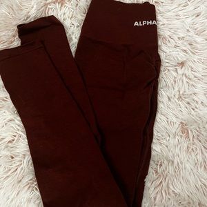 Alphalete Amplify (copper- no longer on website) leggings SIZE S